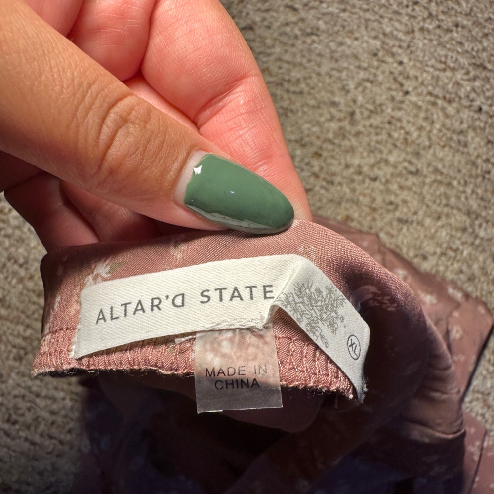 Altar'd State Amora Floral Midi Skirt -XL - Picture 4 of 4